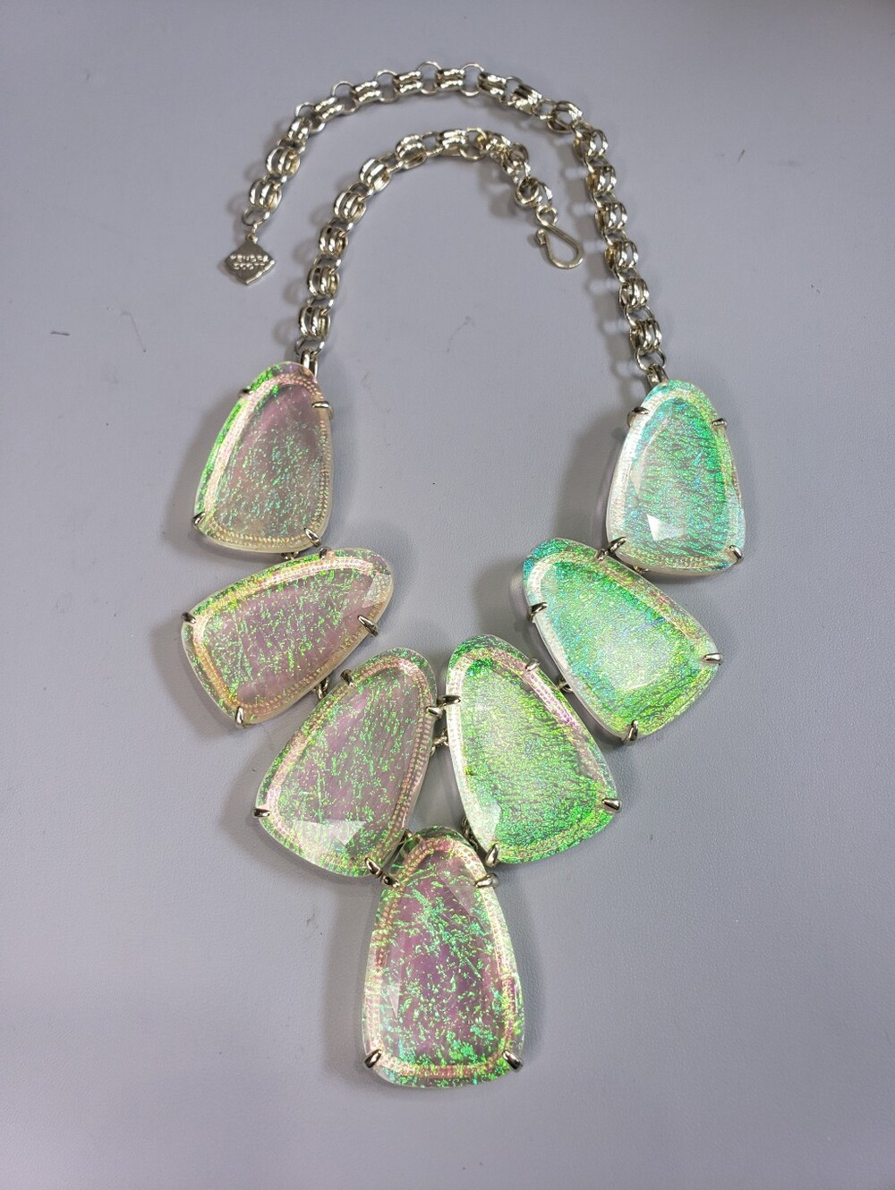 Kendra Scott Harlow Iridescent Dichroic Statement Necklace - Women Jewelry